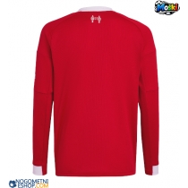 Moški Nogometni dresi Liverpool Domači 2025-26 Dolgi Rokav